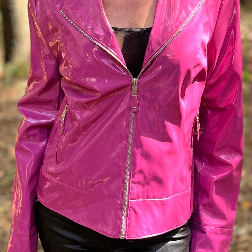 Pamela McCoy Glossy Fuchsia Jacket